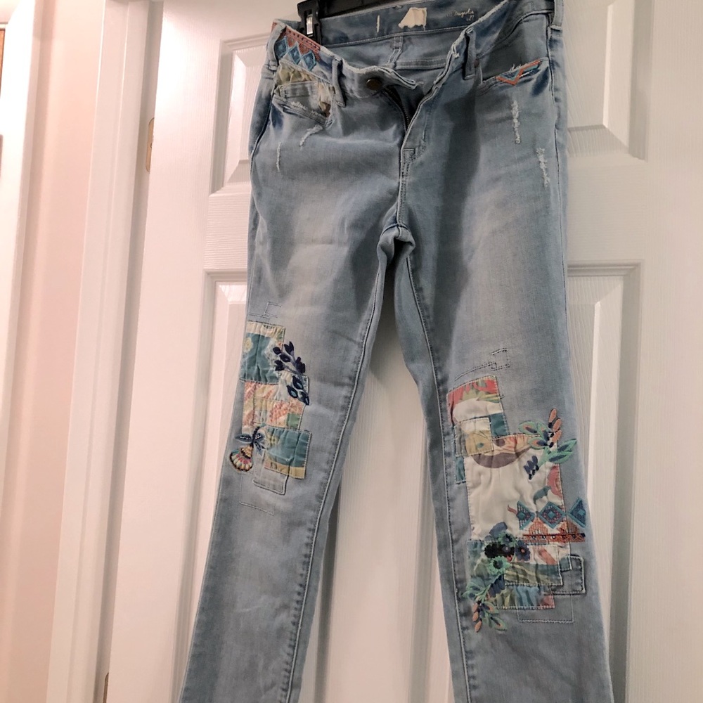 Sundance Magnolia Patch Jeans